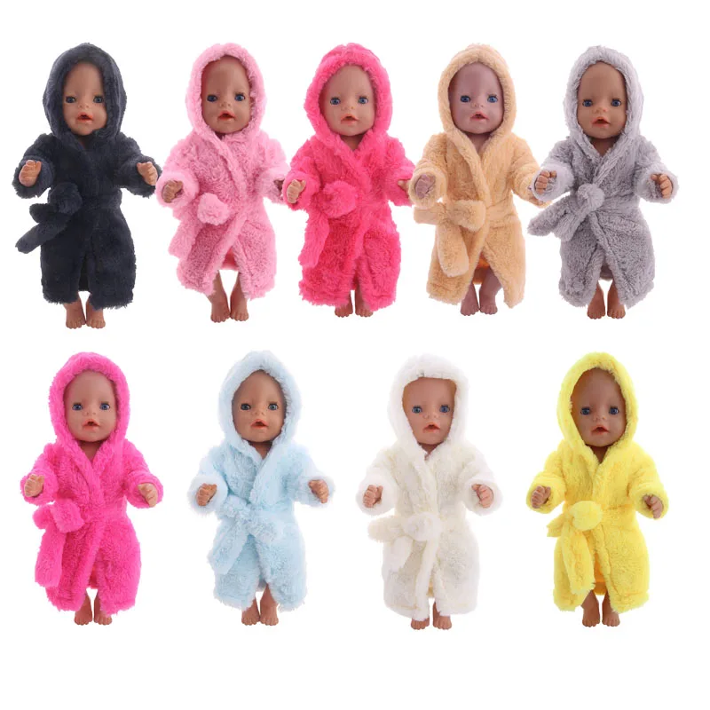 Одежда для кукол ZWSISU 9 цветов удобная Пижама ночная рубашка подходит 18 дюймовой