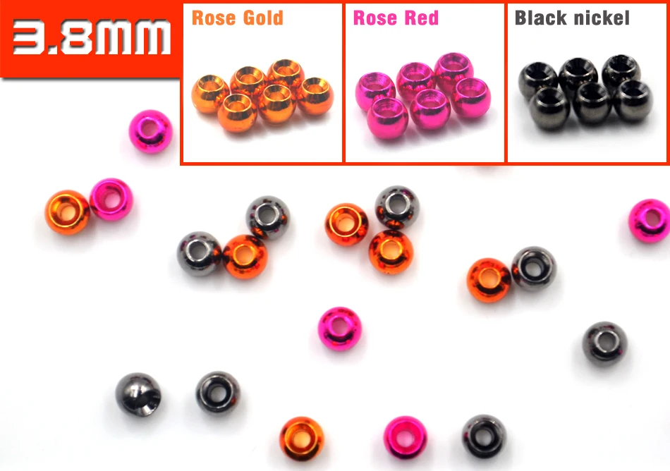 MNFT 20 шт. латунные бусины для завязывания мухи размеры 2 мм 4 8 3 мм|fly tying|fly tying beadsfly