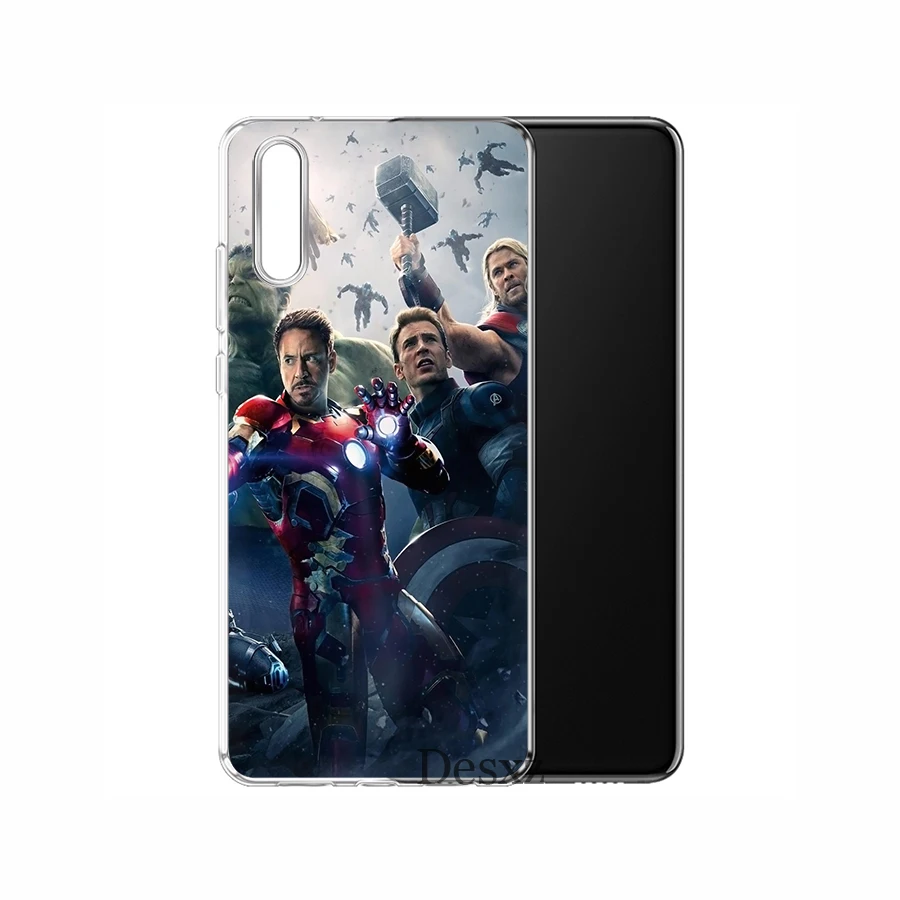 Gerleek Marvel супергерой жесткий чехол для huawei Honor Play 10 9 8 7X 8X Lite 7A 7C 8C Note 6A 6C сумка |