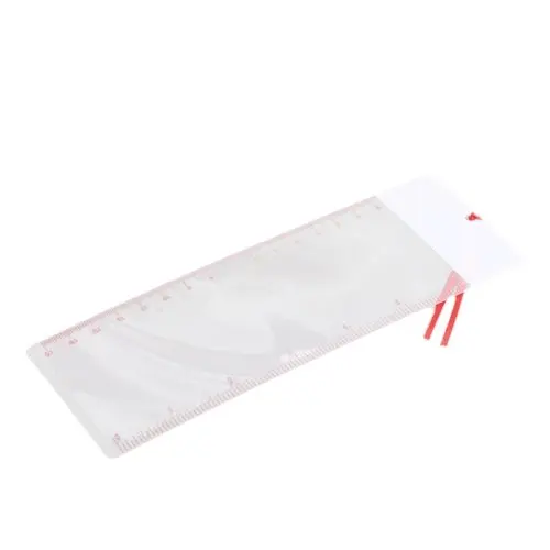 

MYLB-Pocket Ruler Bookmark Magnifier Sheet Magnifying 3X Magnification