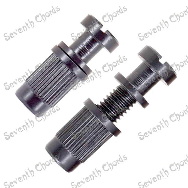 2Pcs Bridge Tailpiece Studs Anchors for Electric Guitar elevating Adjustment screw guitar accessories parts Chrome Black Gold | Спорт и
