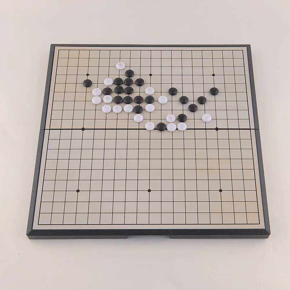 Качественная Складная игра Go настольная WeiQi Baduk полный комплект 19x19 размер