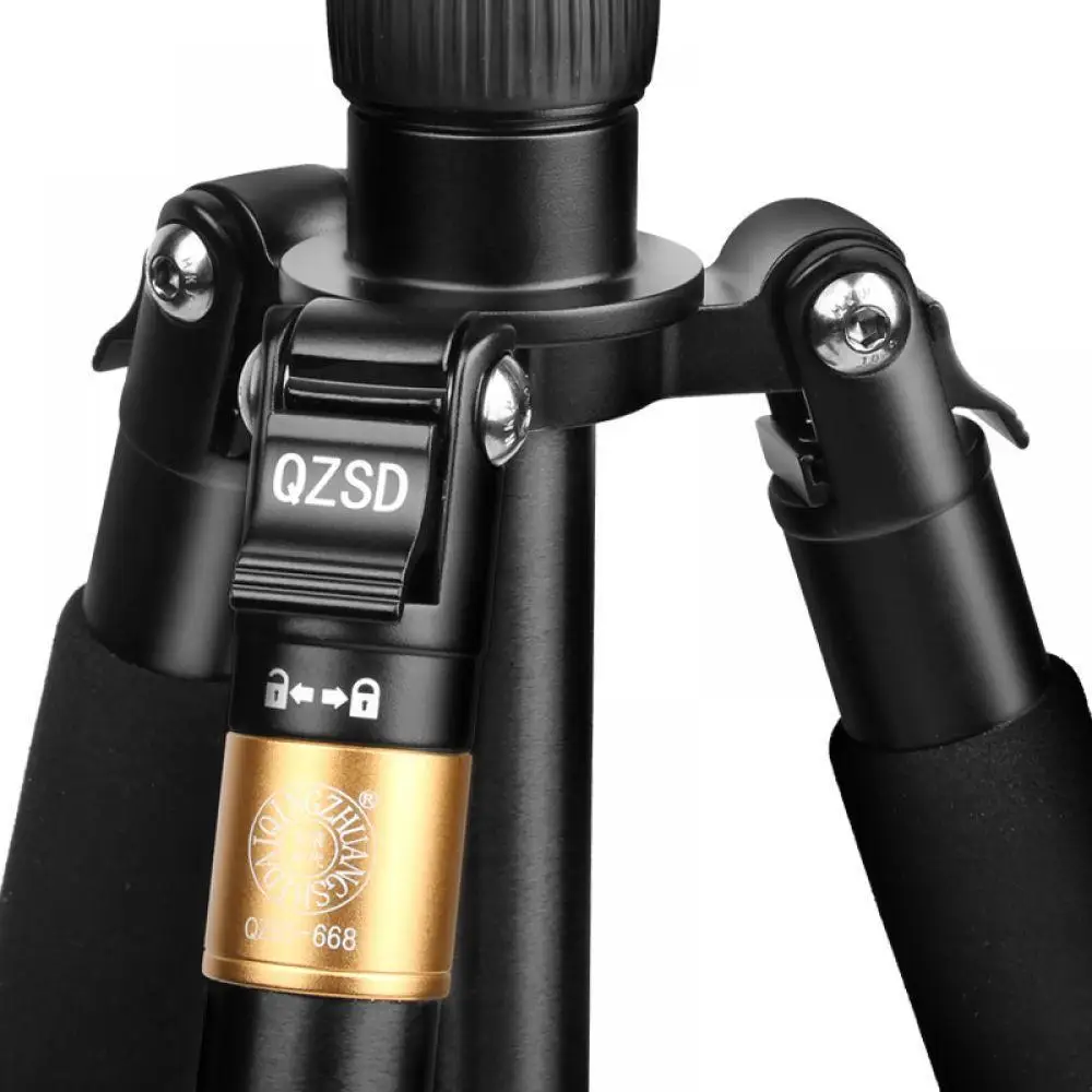 QZSD 2018 Новый Q668 60 дюймов Professional Портативный штатив для камеры DSLR шариковая головка