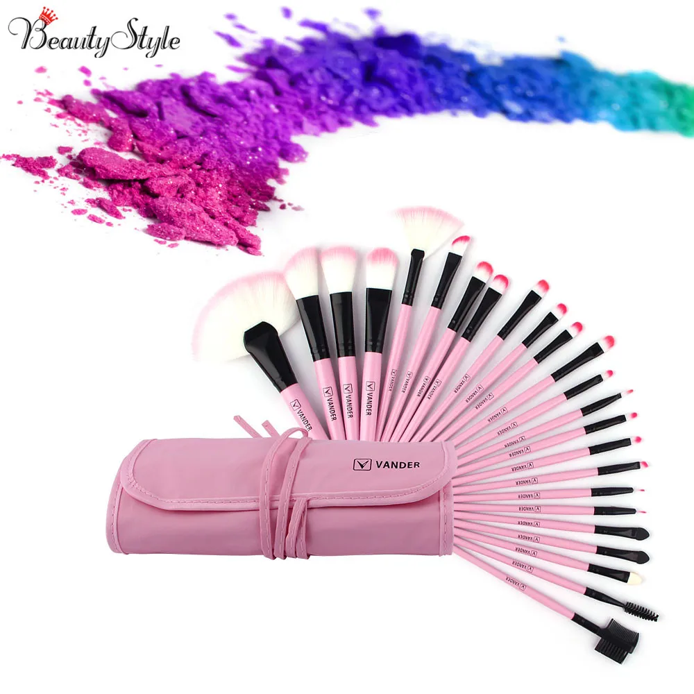 VANDER 24 шт. набор кистей для макияжа овальная красота Стильная косметика тени