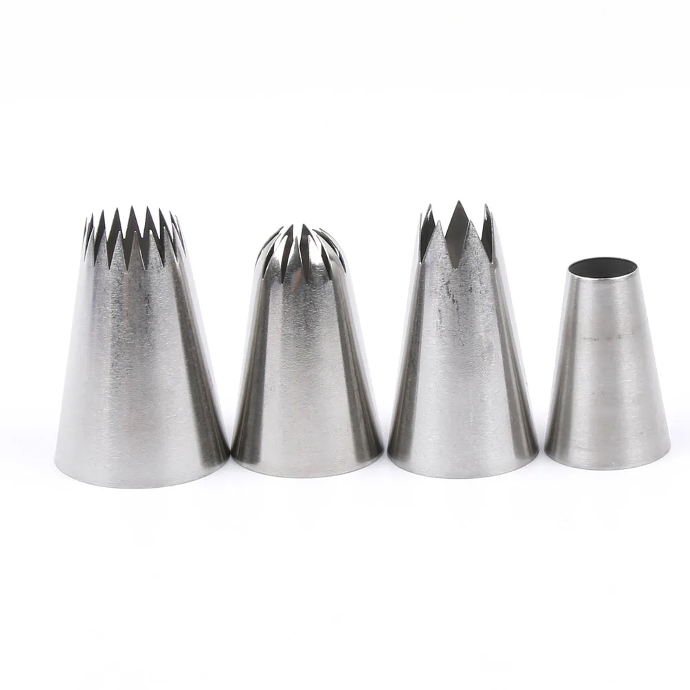 4 шт. кондитерские насадки для крема|baking stainless|baking tipsbaking nozzles |