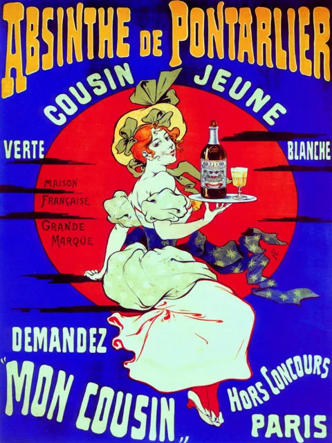 Винтажный постер на холсте с изображением алкоголя и вина|Рисование каллиграфия|