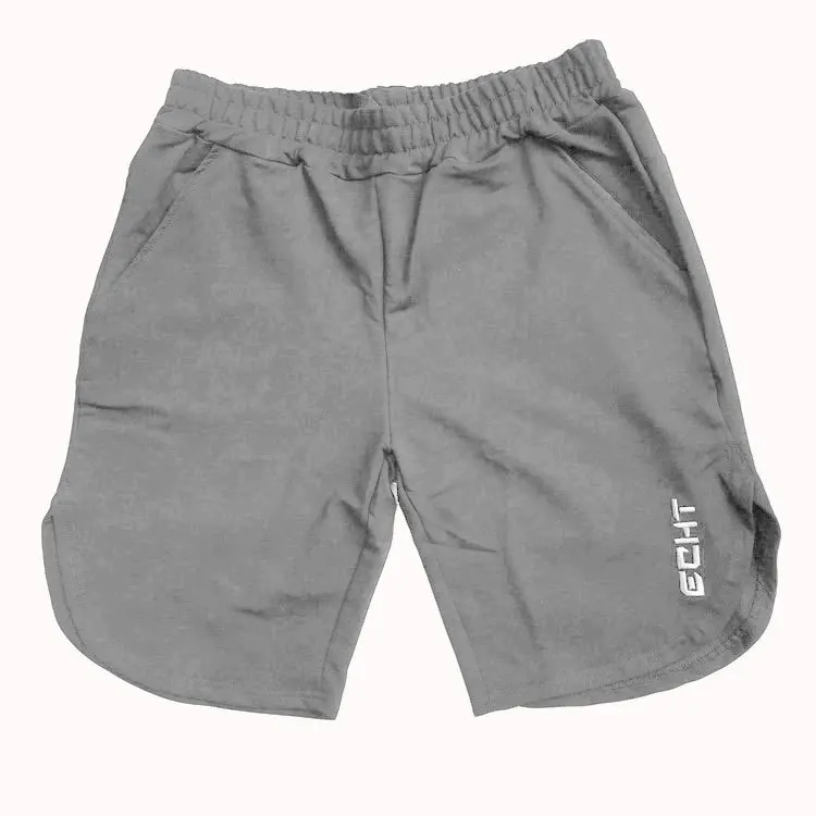 light grey Новинка летние мужские шорты для бега спортивные для пробежки тренировки мужские шорты для фитнеса тренировочные шорты Homme спортивные короткие штаны - Цвет: light grey