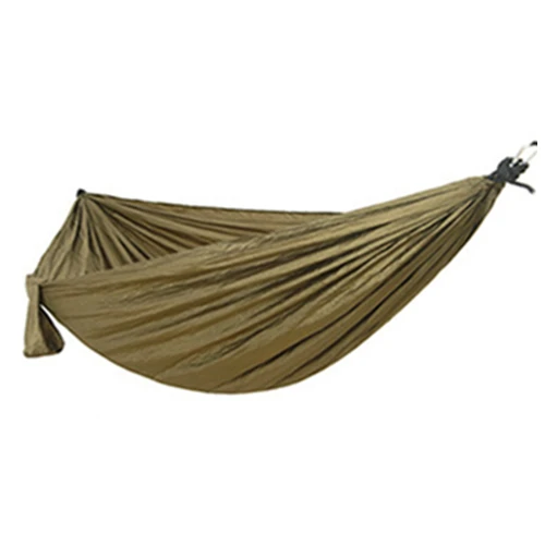 Army Green Hammock VILEAD Кемпинг гамак Сверхлегкий портативный стабильный уличный рюкзак путешествия охота спальная кровать кроватка с 2 ремнями 2 карабина - Цвет: Army Green Hammock