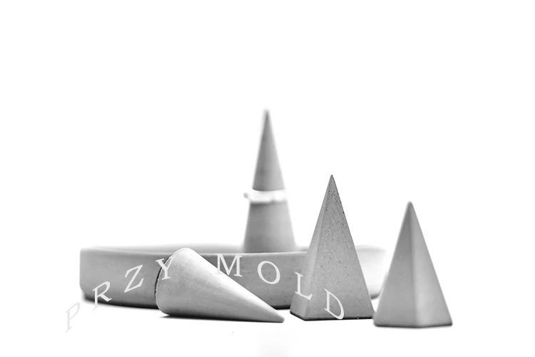 Силиконовые формы для бетонного цемента кольца браслет подставка ювелирных