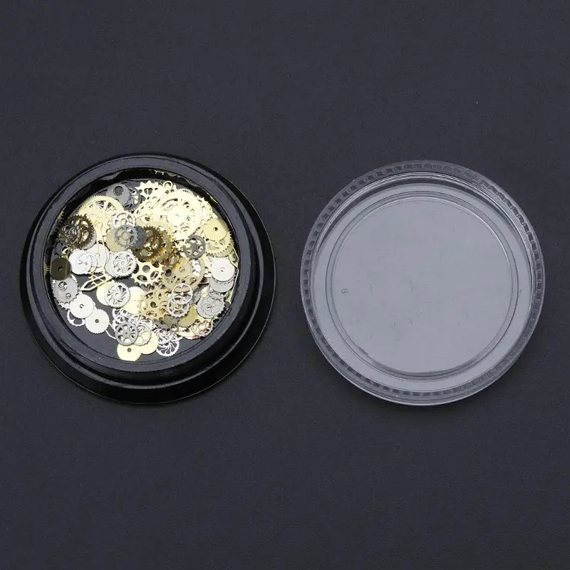 

60Pcs Mixed Steampunk Cogs Gear Clock Charm UV Frame Resin Jewelry Fillings DIY