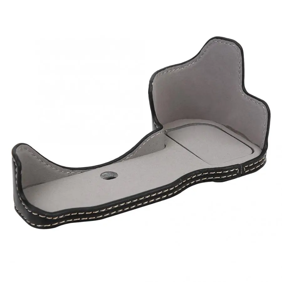 Из искусственной кожи половина тела Камера Сумка Чехол протектор для Nikon Z6 Z7