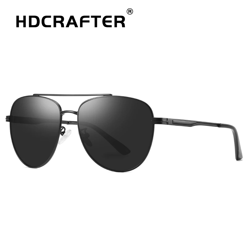 Модные Мужские поляризационные солнцезащитные очки Пилот фирменный дизайн lentes de