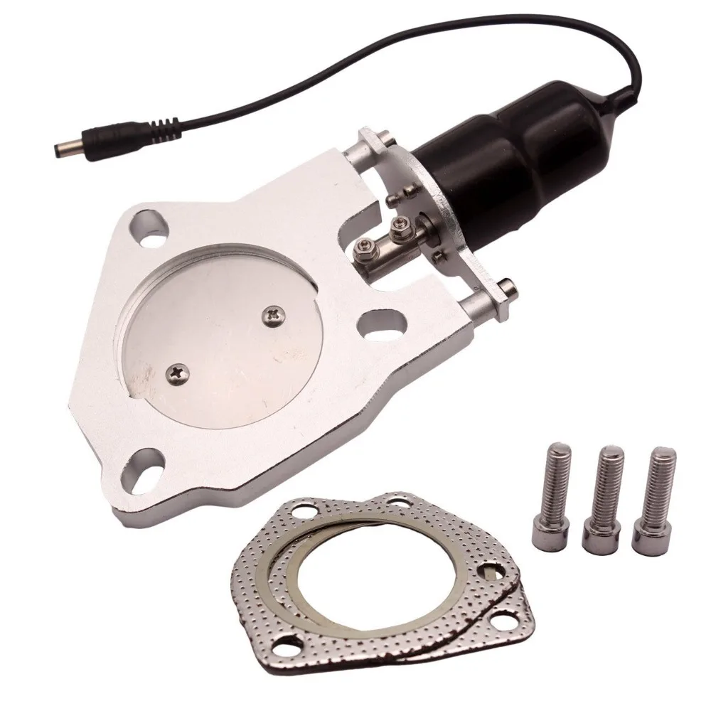 76 мм 3 дюйма гоночный Электрический выхлопной выпускной клапан с вырезами