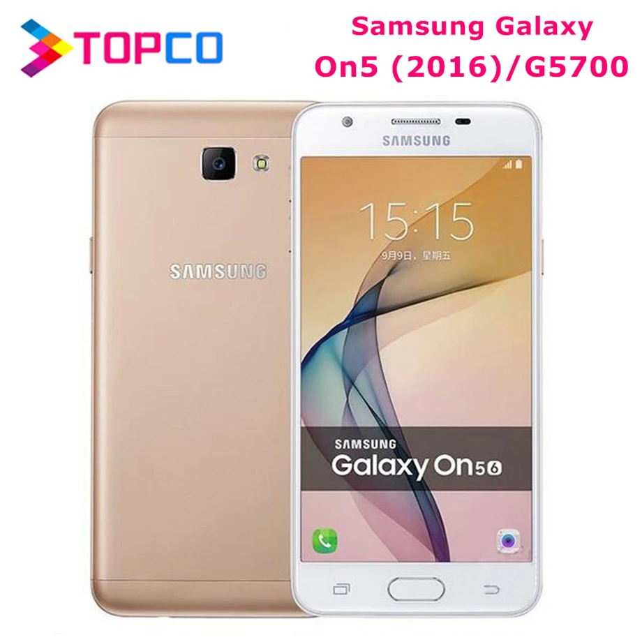 Samsung Galaxy On5 (2016) оригинальный Android мобильный телефон G5700 GSM 4G LTE Восьмиядерный 5 0 &quot13