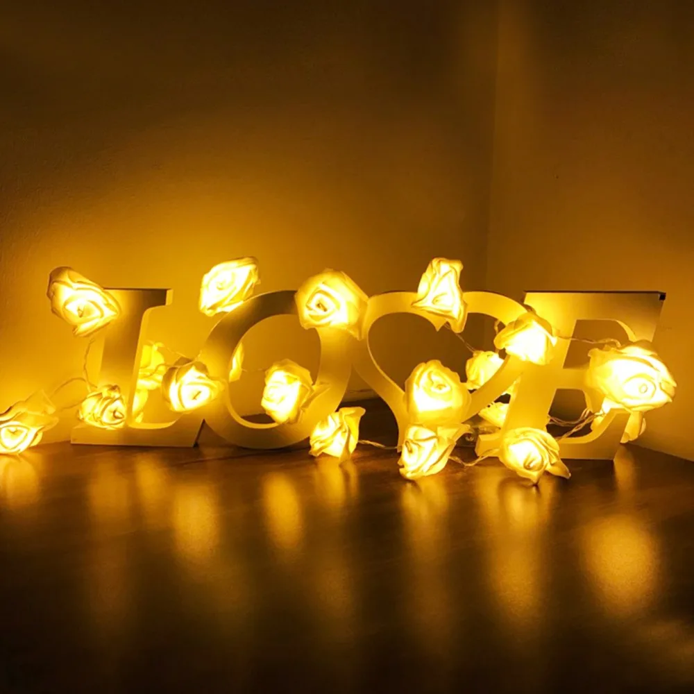 СВЕТОДИОДНАЯ Гирлянда в форме цветка розы на батарейках|fairy christmas|light stringled christmas
