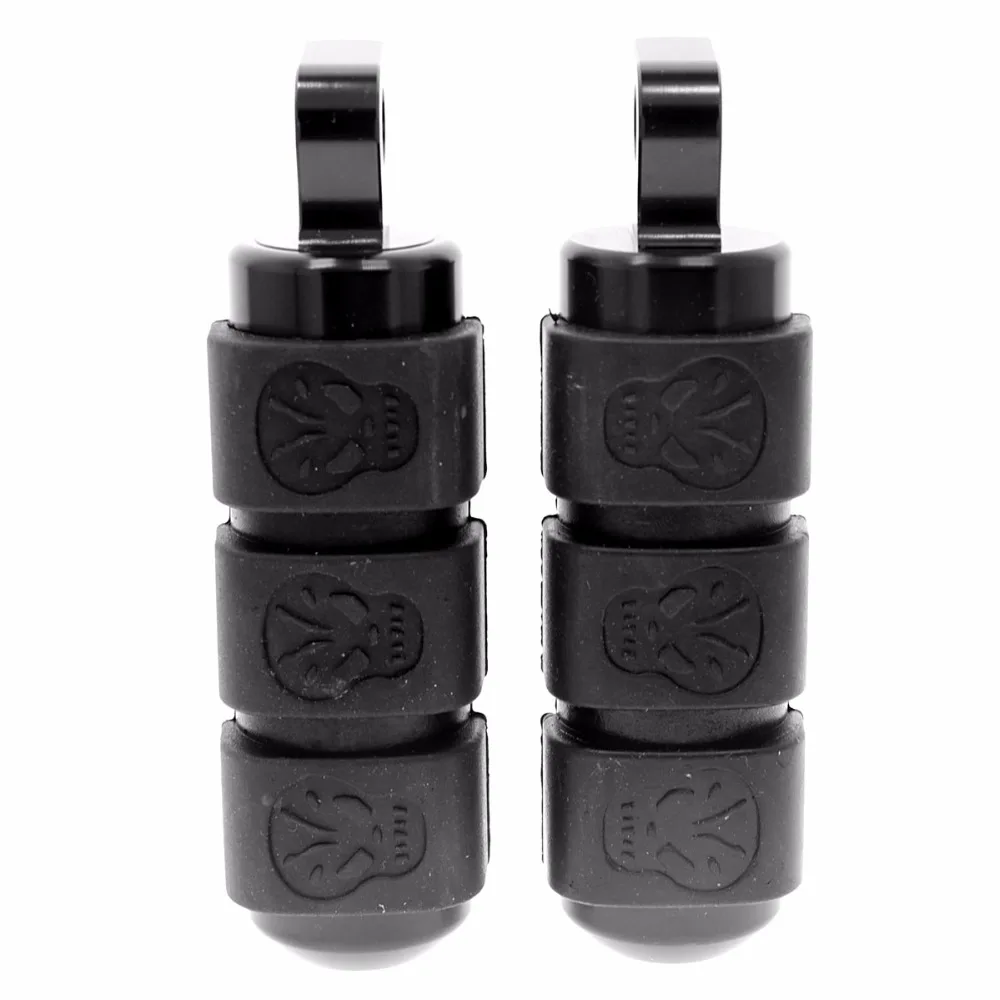 Черная задняя установка для пассажира с жесткостью подножки Harley Sportster XL 883 883R 883L