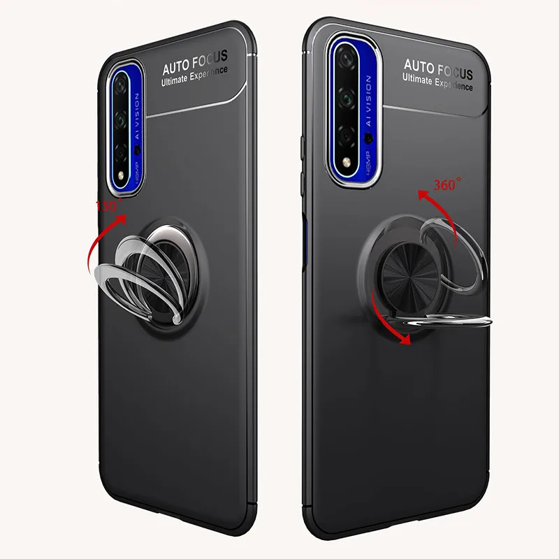 Чехол для телефона KEYSION с кольцом держателем Huawei Honor 20 Pro 10i магнитная