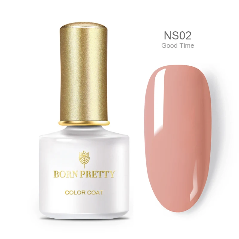 BP-NS02 BORN PRETTY 6 мл Гель-лак для ногтей чистый цвет ногтей маникюр замачиваемый УФ светодиодный Гель-лак Базовое покрытие без протирания верхнее покрытие лак - Цвет: BP-NS02