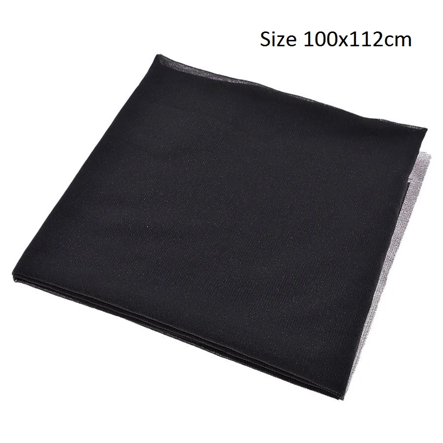 Chzimade 100x112 см Черно белый цвет тянущийся трикотажный плавкий железо на облицовке