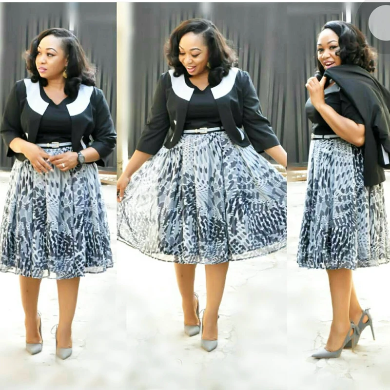 Женский комплект из 3 предметов повседневные платья в африканском стиле с