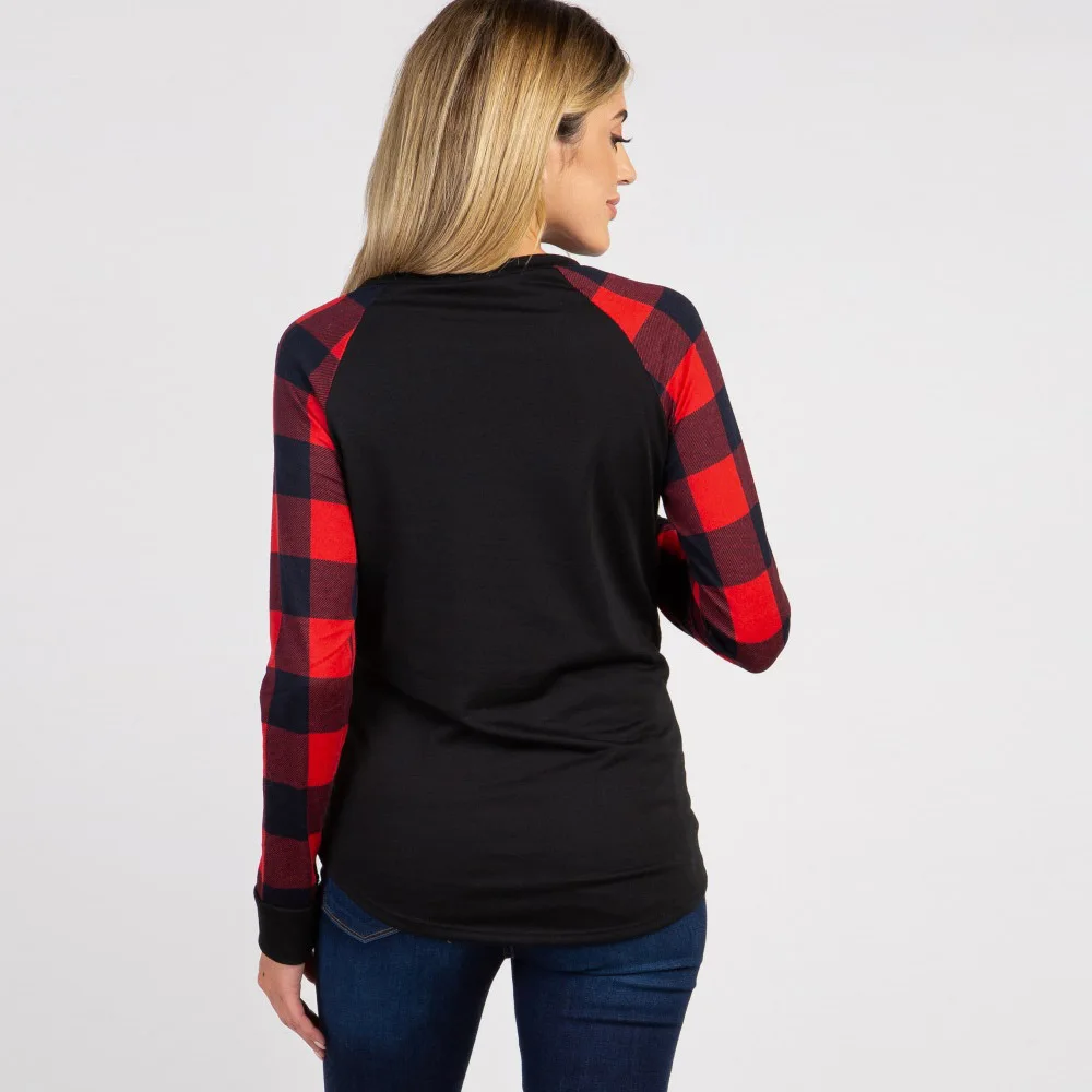 Одежда для беременных с длинными рукавами джемпер больших размеров женщин топ