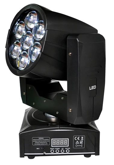 Guangzhou TIPTOP Sample 7x12W New Stage Effect Lighting 4in1 RGBW LED Small Bee Eye Moving Head Beam+Wash Light Smooth Pan Tilt | Освещение
