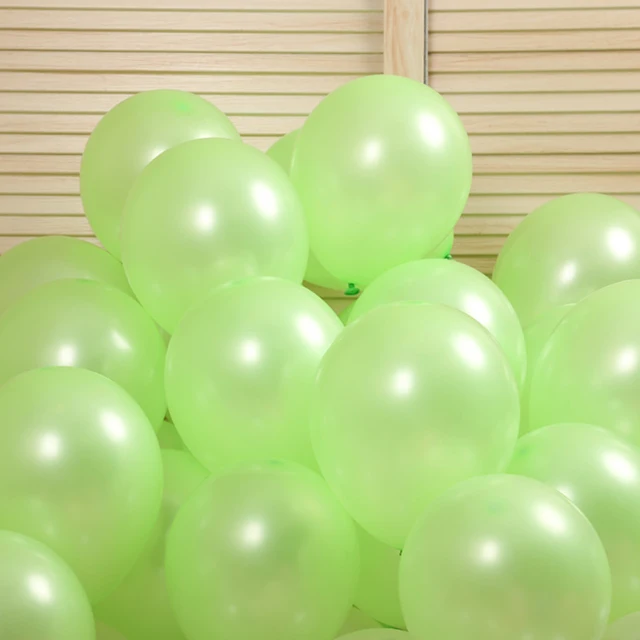 Light green 10 шт./лот 10 дюймов светильник фиолетовый латексные шарики свадебные украшения Воздушные шары надувные детские на день рождения - Цвет: Light green