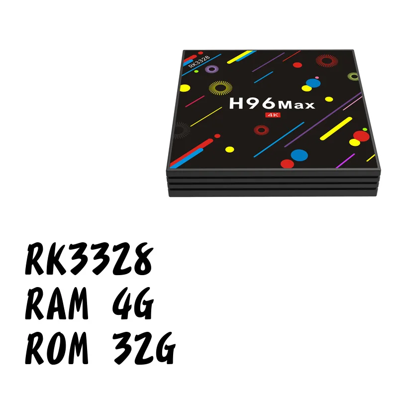 32Gstandard H96 max tv box android 7,1 4 Гб 64 Гб RK3328 4 к 60 FPS tvbox WiFi медиаплеер H96mini smart Set-top tv box - Цвет: 32Gstandard