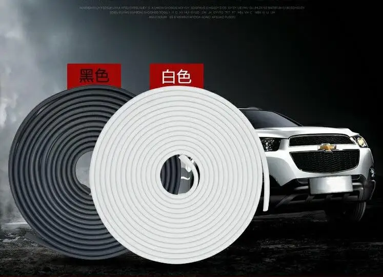 5 м автомобильный Стайлинг края двери царапины Краш полоса защита наклейки для golf