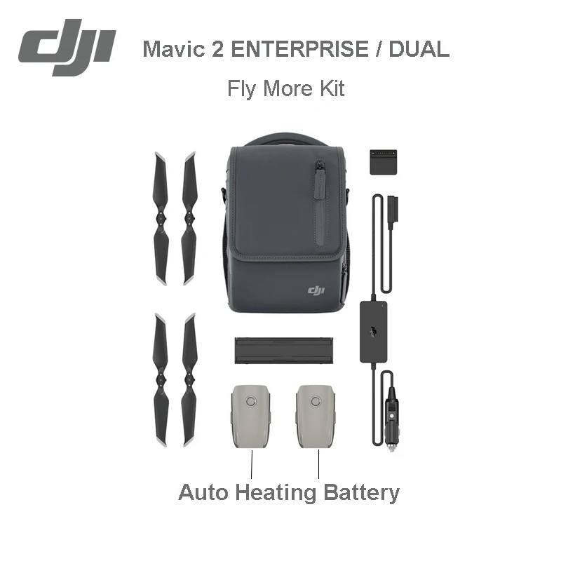 DJI Mavic 2 Fly More Kit для предприятия DUAL/Mavic 2 предприятия включены 2 автоподогрева батареи в