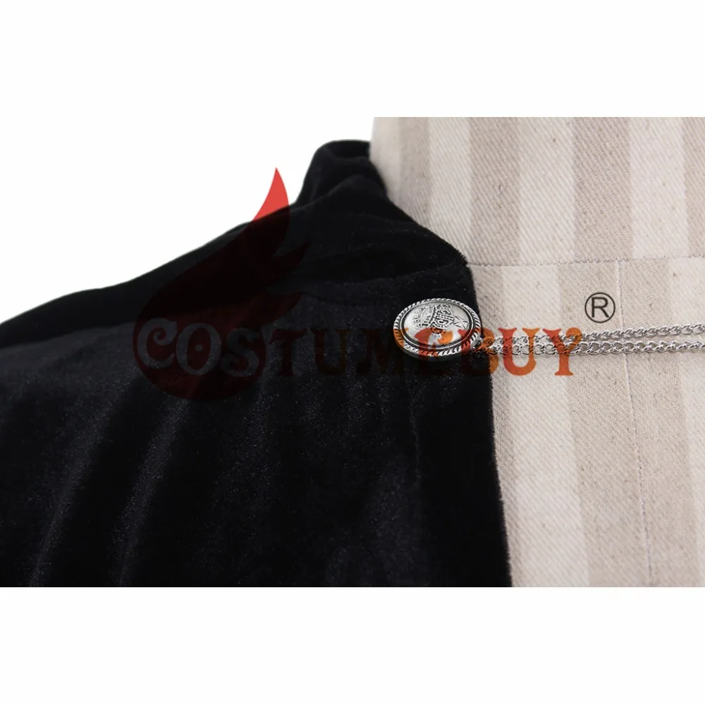 CostumeBuy, Мужская мантия, бархатный плащ, пальто, куртка, Wicca Robe, средневековый плащ, шаль для Хэллоуина, опера, косплей, LARP, костюм ведьмы, волшебника
