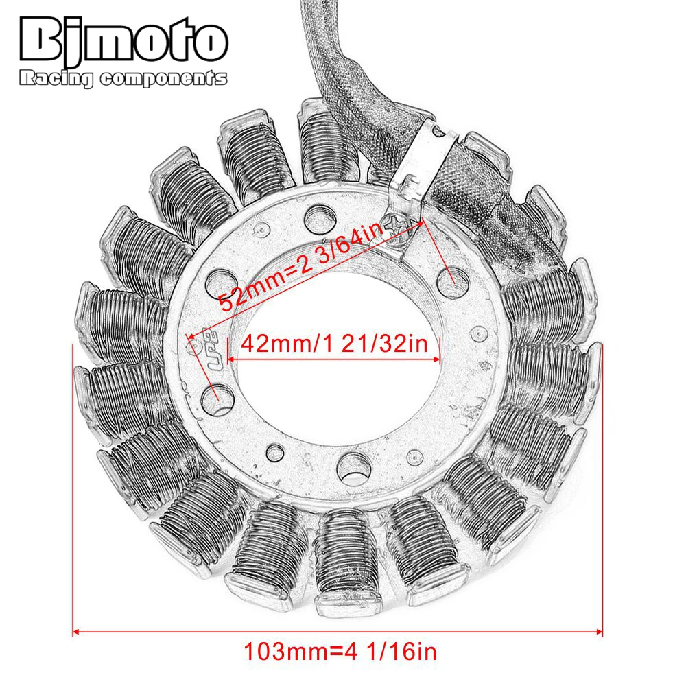 BJMOTO для Yamaha XT600 XT600E XT400E XT500E TT600 TT600R TT600E XTZ660 Tenere катушка генератора магнитного