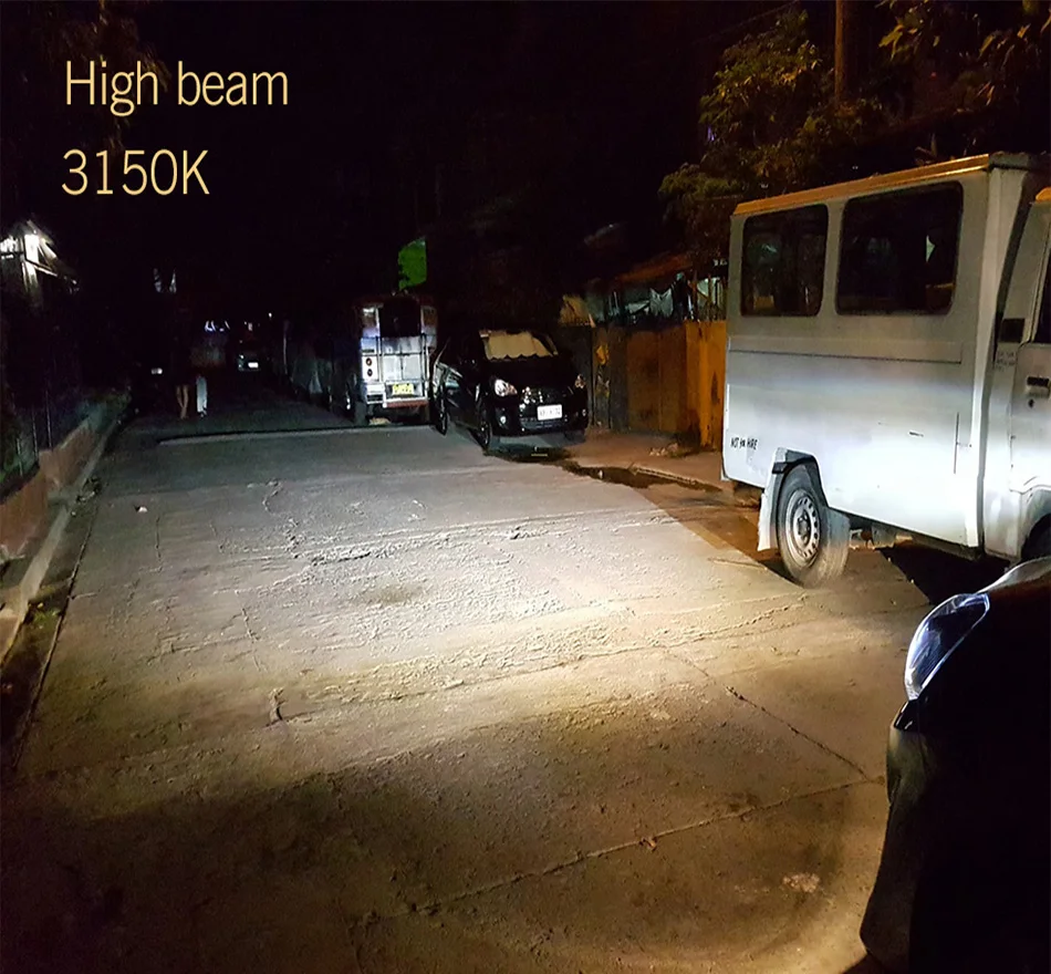 YAMYFF H4 светодиодный H7 автомобильный головной светильник H11 3150K 6500K двойной цветной