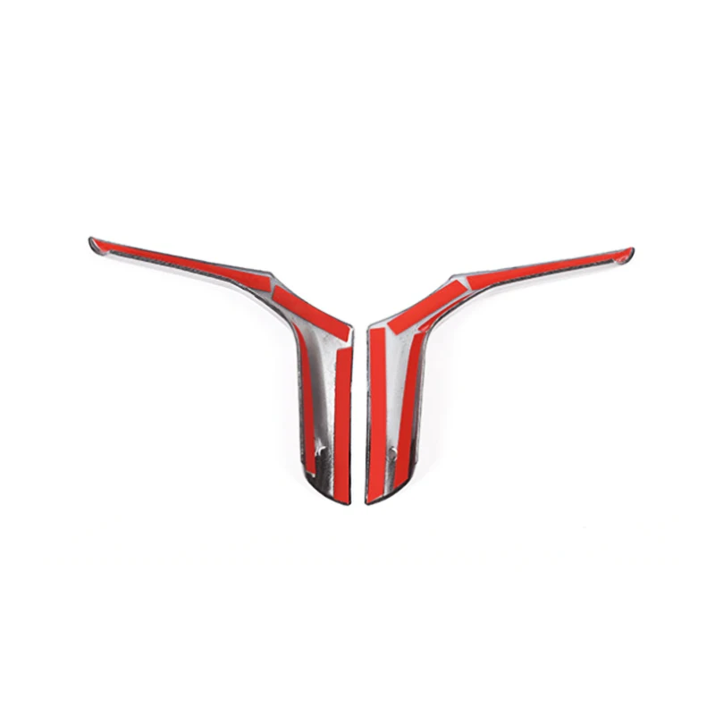 

For BMW X3 G01 2018 2pcs ABS Carbon Fiber Texture Steering Wheel Frame Cover Decoration Trim