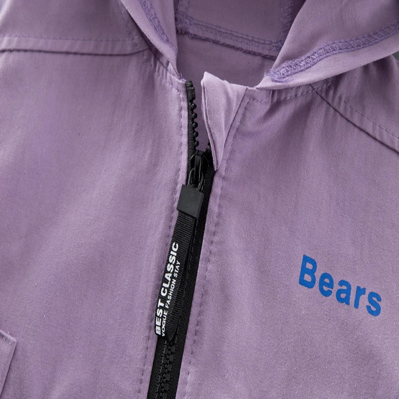 baby sport suit toddler clothing for boys letter print jacket + white t-shirt jeans 3 pieces/set |