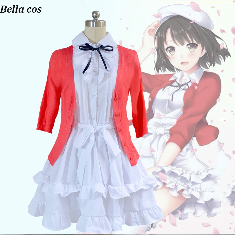 Новый костюм Saenai heroine no sodate kata Eriri Katou Megumi cospay Униформа одежда для аниме наряды
