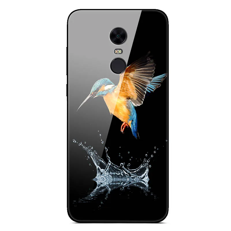 22 Чехол из закаленного стекла для Xiaomi Redmi 5 Plus, мягкий чехол-бампер, 3D Рисунок кошки, чехол для Xiaomi Redmi5 Redmi 5 Plus, чехол для телефона - Цвет: 22