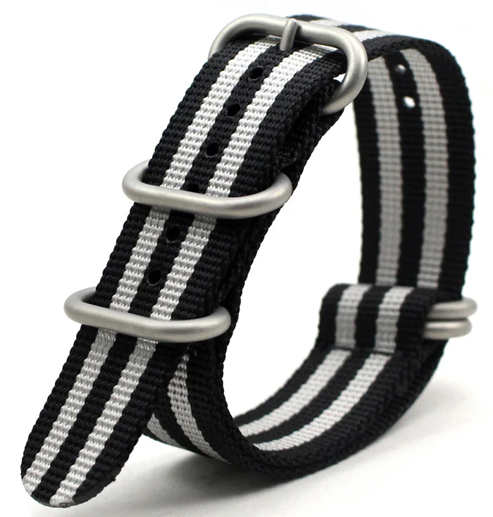 Высококачественный ремешок для наручных часов Nato толстый и мягкий нейлоновый