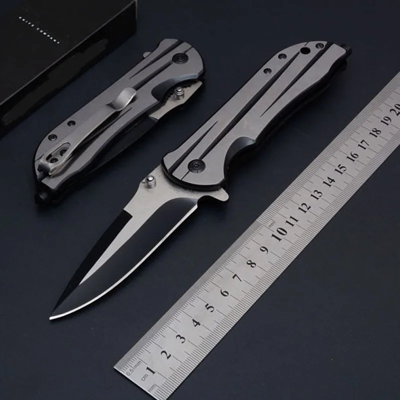 

Высококачественный серебряный клинок, тактический складной нож, карманный нож для охоты, кемпинга, универсальный портативный нож, инструме...