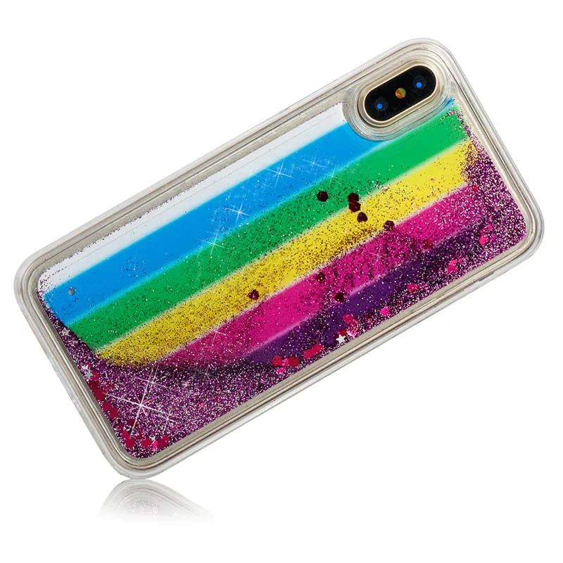 Rainbow Vertical bar Мягкий чехол из ТПУ для iPhone X, 8, 7, 6, 6S Plus, 5, 5S, SE, 4, 4S, iPod Touch, 6, 5, силиконовый чехол, B31 - Цвет: Rainbow Vertical bar