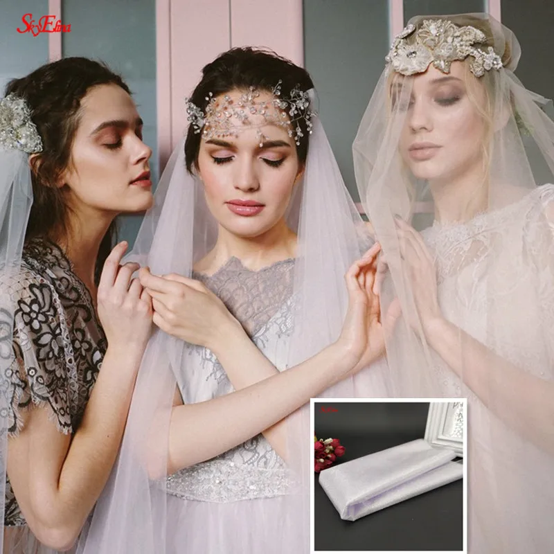 48 см * 5 м Мягкий Тюль рулоны ткань шифрование органза марля элемент тюль для