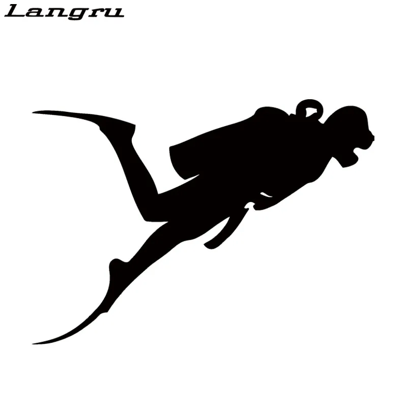 Виниловые наклейки Langru для дайвинга с аквалангом|vinyl decal|vinyl car decalcar vinyl |