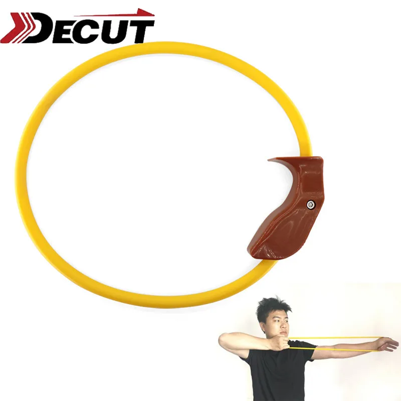 1 шт. тренировочный инструмент для стрельбы из лука ручной съемник Резиновая