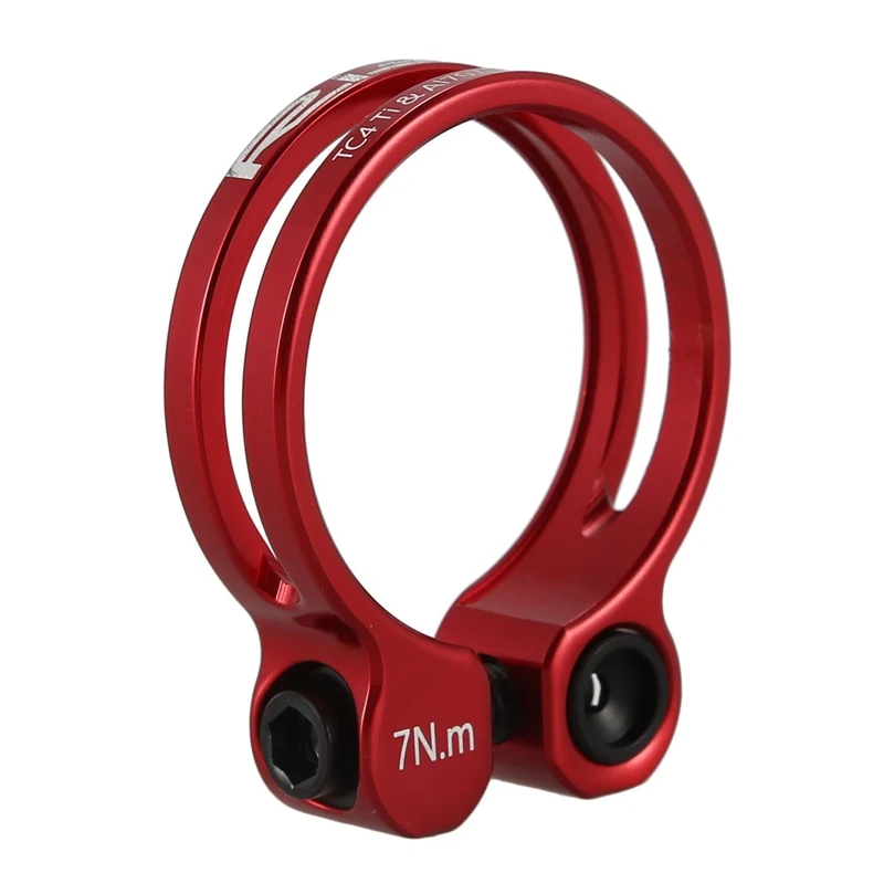 RISK Сверхлегкий велосипедный Подседельный штырь зажим алюминиевый сплав зажимы