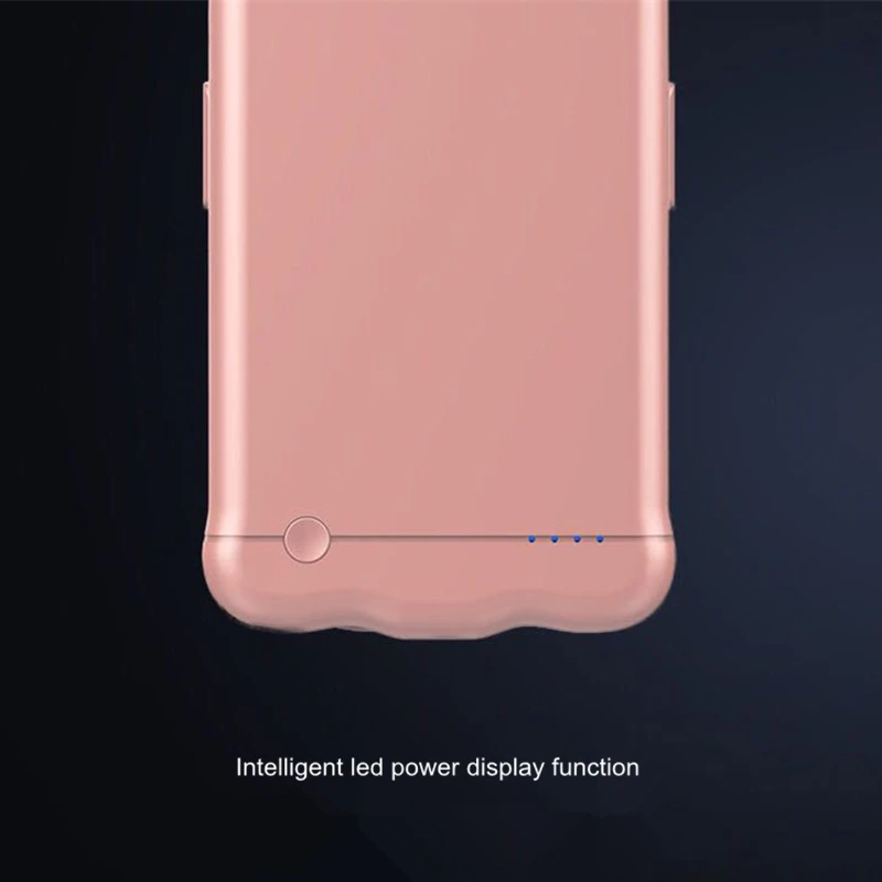 KQJYS 5200mAh портативный пластиковый чехол для батареи для iPhone X резервный аккумулятор для iPhone X чехол для батареи