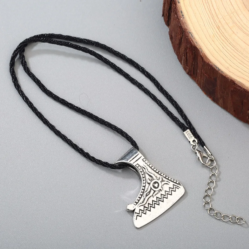 Kinitial подвеска амулет кулон викинга топор подвески и ожерелье s Стиль Большой