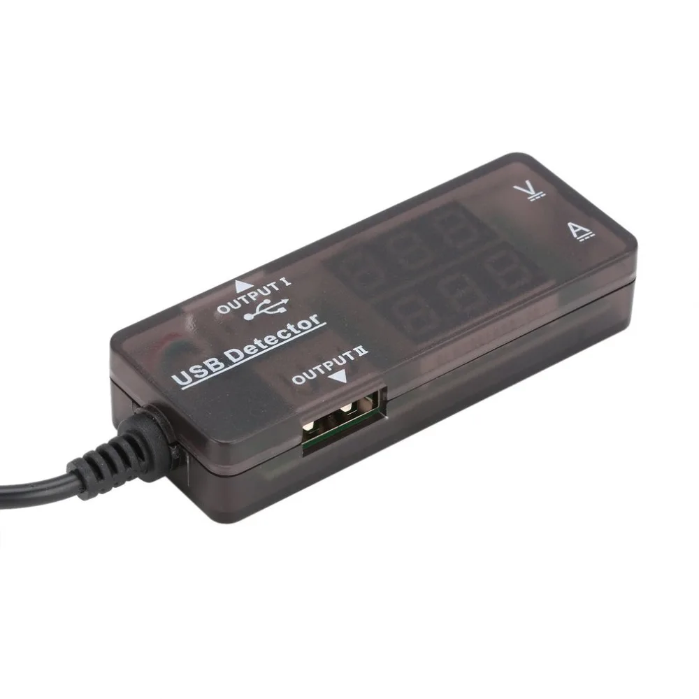 KW203 детектор USB зарядка напряжение панельный измеритель тока светодиодный