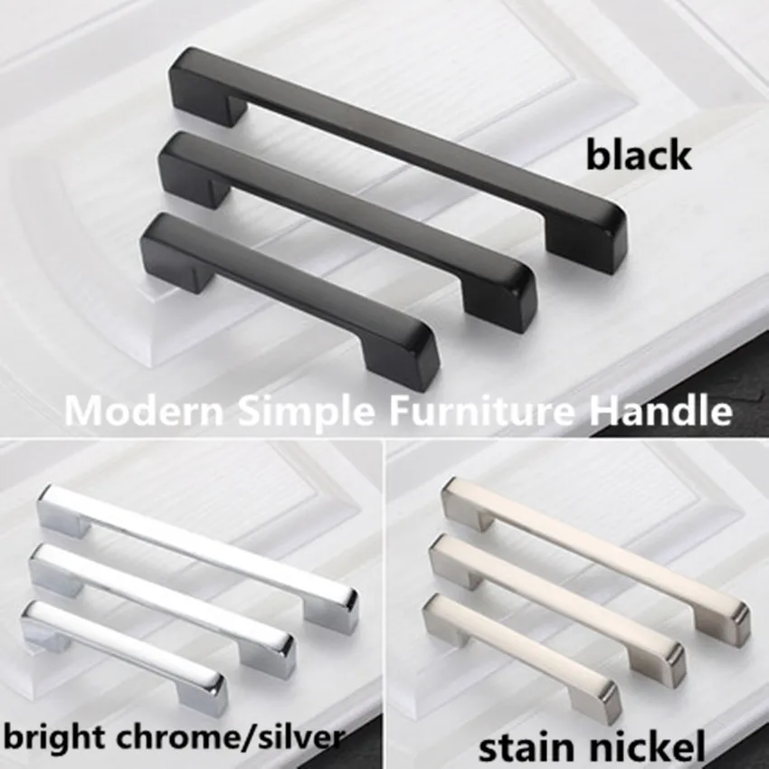 Ручка для кухонного шкафа 96128 160 192 224 320 мм|furniture drawer handles|furniture ledhandle bar |