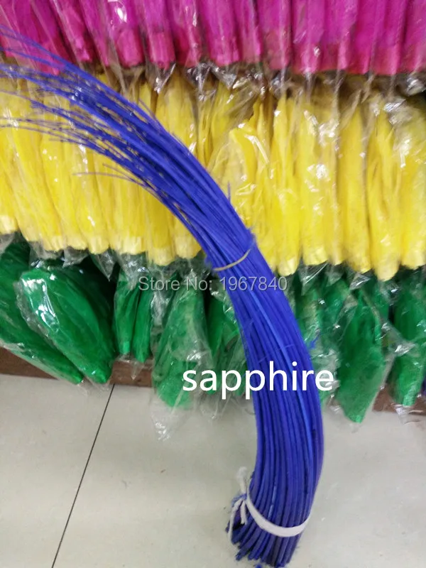 Оптовая продажа красивых страусиных перьев 10 шт./лот стержень длиной 16-18