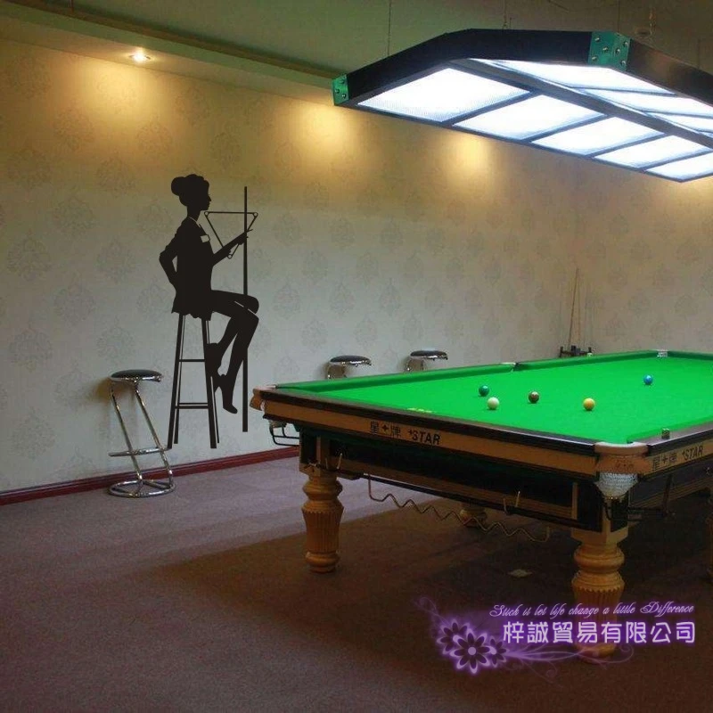 Бильярдная наклейка Snooker постеры виниловые наклейки на стену Декор Фреска